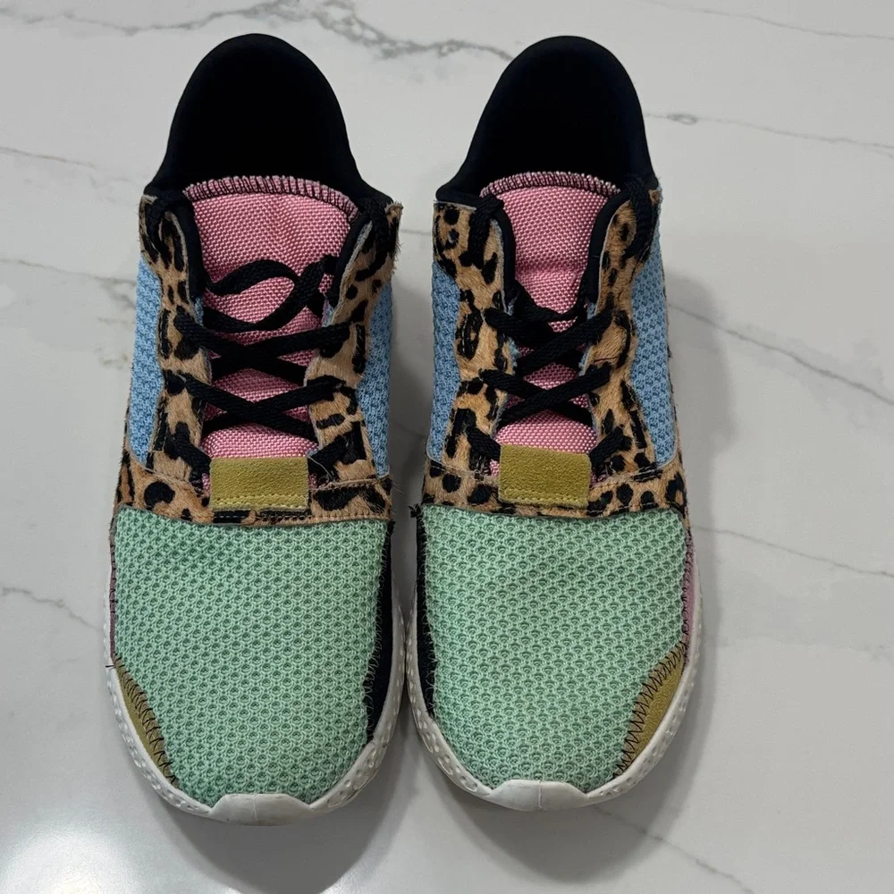 Steve Madden Multi-Color Leopard Mesh Sneaker